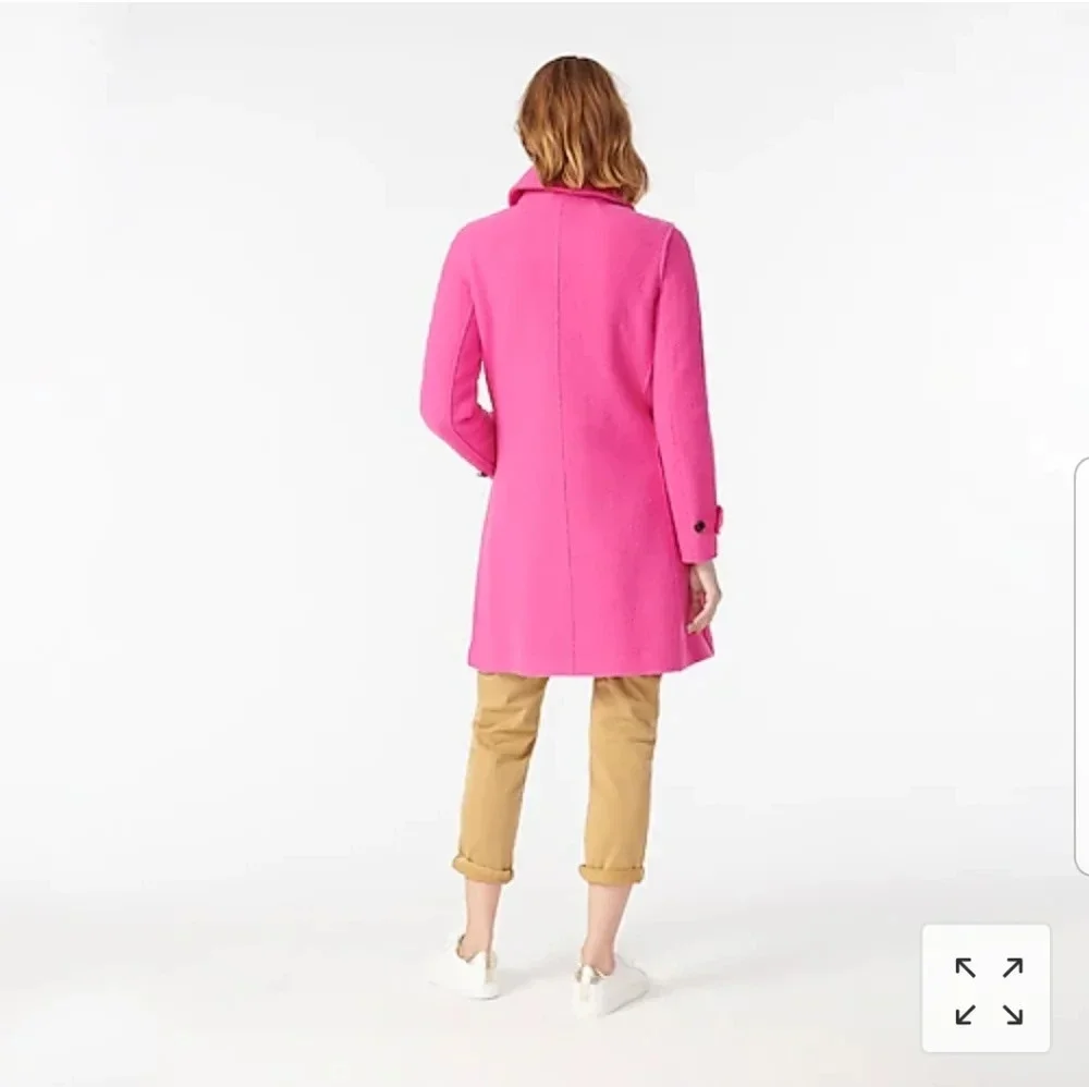 J Crew Lady Coat in Italian Boiled Wool NWT - Picture 3 of 9